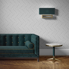 Papel Adesivo Decorativo Chevron Listras Cinza Sala Lavável