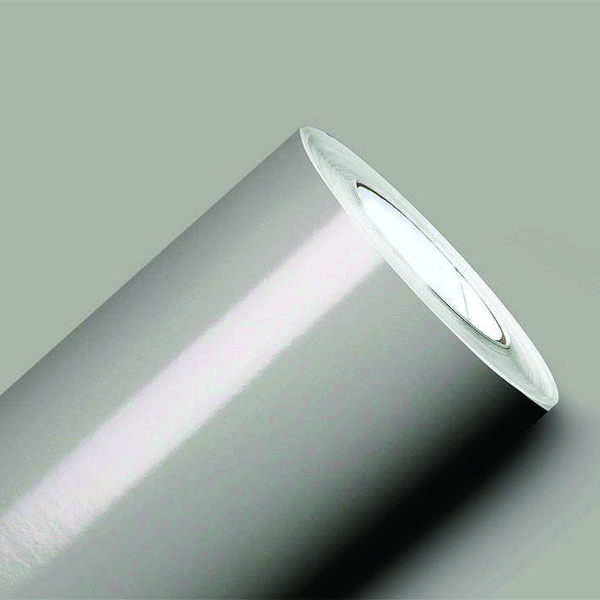 Papel Adesivo Envelopamento Vinílico Moveis Geladeira Cinza C