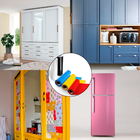 Papel Adesivo Vinílico Moveis Geladeira Várias Cores 2mx80cm