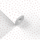 Papel de Parede 0,53x10m Corações Rose