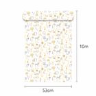 Papel de Parede 0,53x10m Letras Color