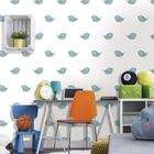 Papel de Parede 0,53x10m Passaros Off White