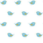 Papel de Parede 0,53x10m Passaros Off White