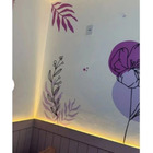 Papel De Parede 120x80cm Decorativo Folhagem Boho Marrom