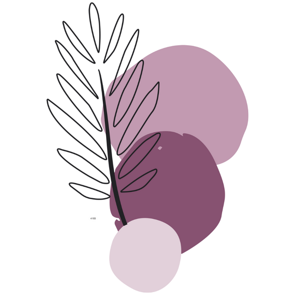 Papel De Parede 120x83 Adesivo Decorativo Floral Ramos Rosa