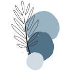 Papel De Parede 140x97 Adesivo Decorativo Floral Ramos Azul