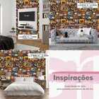 Papel De Parede 3d Arte Colorida Cartoon Gamer Efeito Mural G