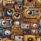 Papel De Parede 3d Arte Colorida Cartoon Gamer Efeito Mural G