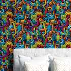 Papel De Parede 3d Arte Pintura Gamer Abstrata Grafite Decora