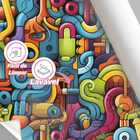 Papel De Parede 3d Arte Pintura Gamer Abstrata Grafite Decora