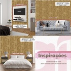 Papel De Parede 3d Auto Adesivo Geométrico Cubos Listrados Do