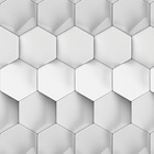 Papel De Parede 3d Auto Adesivo Geométrico Efeito Colméia Bra