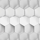 Papel De Parede 3d Auto Adesivo Geométrico Efeito Colméia Bra