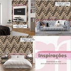 Papel De Parede 3d Auto Adesivo Geométrico Efeito Mini Colméi