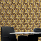 Papel De Parede 3d Auto Adesivo Geométrico Efeito Tijolinho L