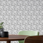Papel De Parede 3d Auto Adesivo Geométrico Efeito Tijolinho L