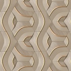 Papel De Parede 3d Auto Adesivo Geométrico Faixas Modernas Fi