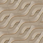 Papel De Parede 3d Auto Adesivo Geométrico Faixaslabirinto Ab