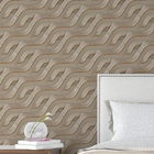 Papel De Parede 3d Auto Adesivo Geométrico Faixaslabirinto Ab