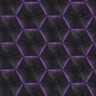 Papel De Parede 3d Auto Adesivo Geométrico Hexagono Luz Led R