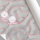 Papel De Parede 3d Auto Adesivo Geométrico Labirinto Abstrato