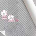 Papel De Parede 3d Auto Adesivo Geométrico Linhas Efeito Chev