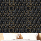 Papel De Parede 3d Auto Adesivo Geométrico Tijolinho Letra P