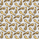 Papel De Parede 3d Auto Adesivo Geométrico Tijolinho Letra P