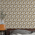 Papel De Parede 3d Auto Adesivo Geométrico Tijolinho Letra P