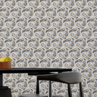 Papel De Parede 3d Auto Adesivo Geométrico Tijolinho Letra P