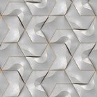 Papel De Parede 3d Auto Adesivo Lavavel Geométrico Futurista