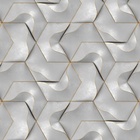 Papel De Parede 3d Auto Adesivo Lavavel Geométrico Futurista