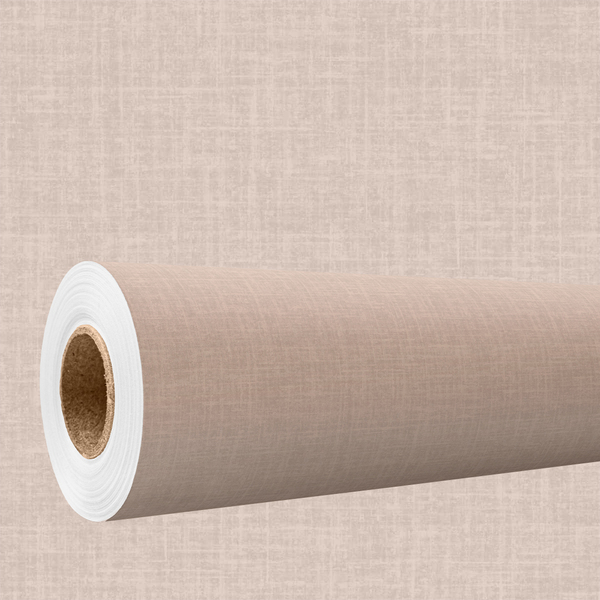 Papel De Parede 3d Auto Colante Efeito Tecido Linho Bege Crem