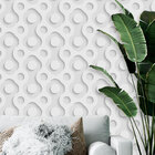 Papel De Parede 3d Circulos Abstrato-60x300cm