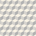 Papel De Parede 3d Cubos Cinza Para Áreas De Lazer Ou Externa