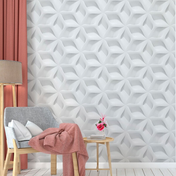 Papel De Parede 3d Efeito Estrela-60x300cm