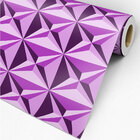 Papel De Parede 3d Em Tons De Roxo Claro E Escuro  2,50m