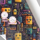 Papel De Parede 3d Grafite Moderno Lavavel Desenho Estilo Jog