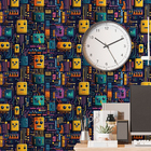 Papel De Parede 3d Grafite Moderno Lavavel Desenho Estilo Jog