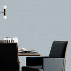 Papel De Parede 3d Lavavel Efeito Tecido Linho Azul Claro Dec