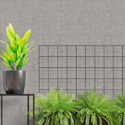 Papel De Parede 3d Lavavel Efeito Tecido Linho Cinza Imita Al