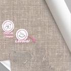 Papel De Parede 3d Lavavel Efeito Tecido Linho bege marrom Es