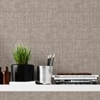 Papel De Parede 3d Lavavel Efeito Tecido Linho bege marrom Es