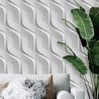 Papel De Parede 3d Ondas Na Diagonal Grande-60x300cm