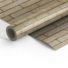 Papel De Parede 3d Pedras Canjiquinha Tijolinho Claro 6m