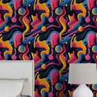 Papel De Parede 3d Pintura Arte Gamer Moderna Abstrata Decora