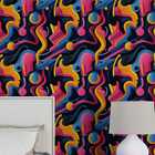 Papel De Parede 3d Pintura Arte Gamer Moderna Abstrata Decora