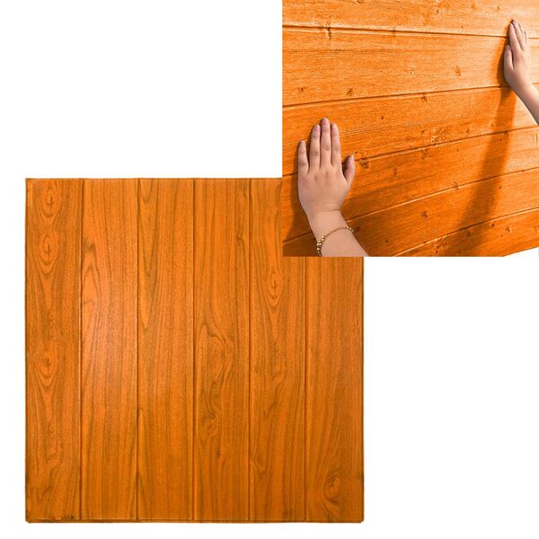 Papel De Parede 3d Placa Adesivo Painel Alto Relevo Madeira 7