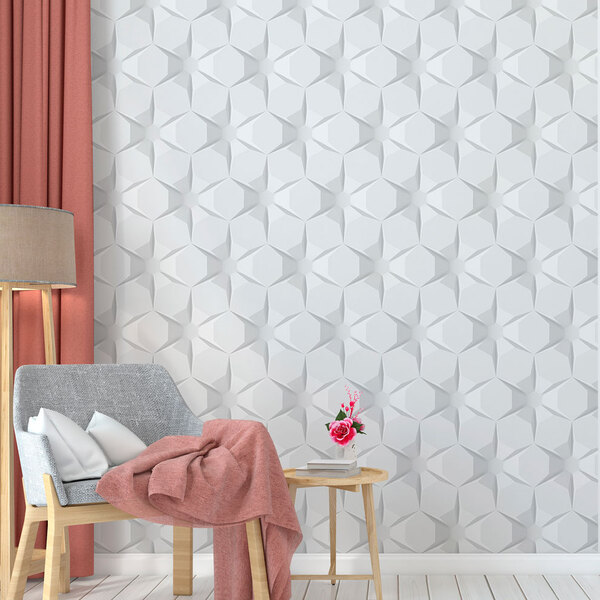 Papel De Parede 3d Varios Abstratos-60x300cm