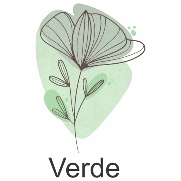 Papel De Parede 50x68cm Estilo Boho Floral Verde Mod02